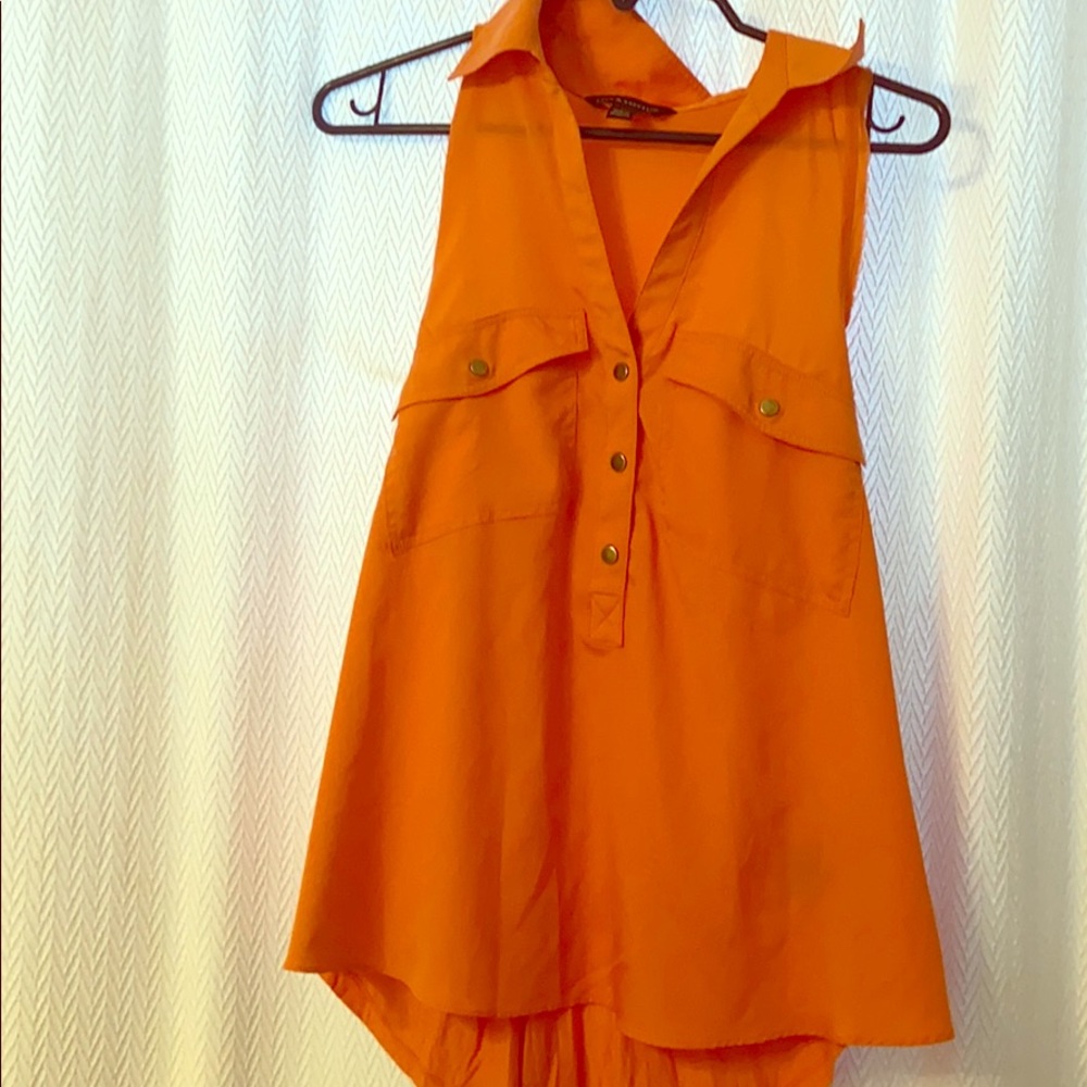 Rock & Republic collared tank